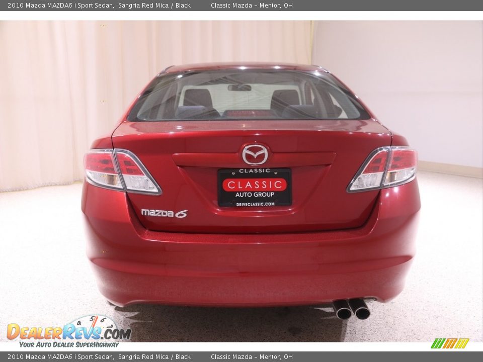 2010 Mazda MAZDA6 i Sport Sedan Sangria Red Mica / Black Photo #17