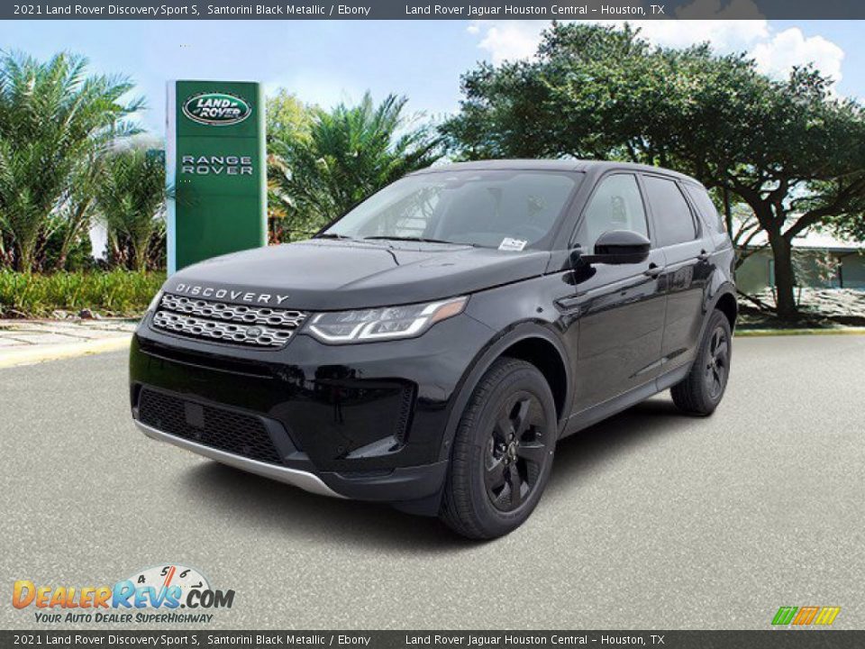 2021 Land Rover Discovery Sport S Santorini Black Metallic / Ebony Photo #2