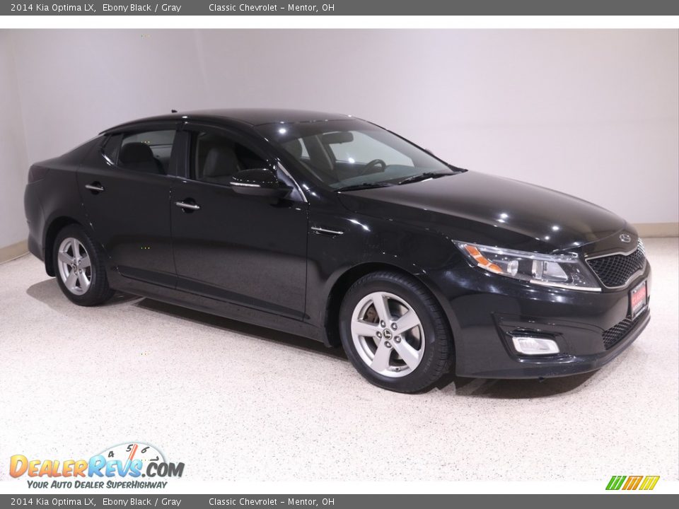 2014 Kia Optima LX Ebony Black / Gray Photo #1