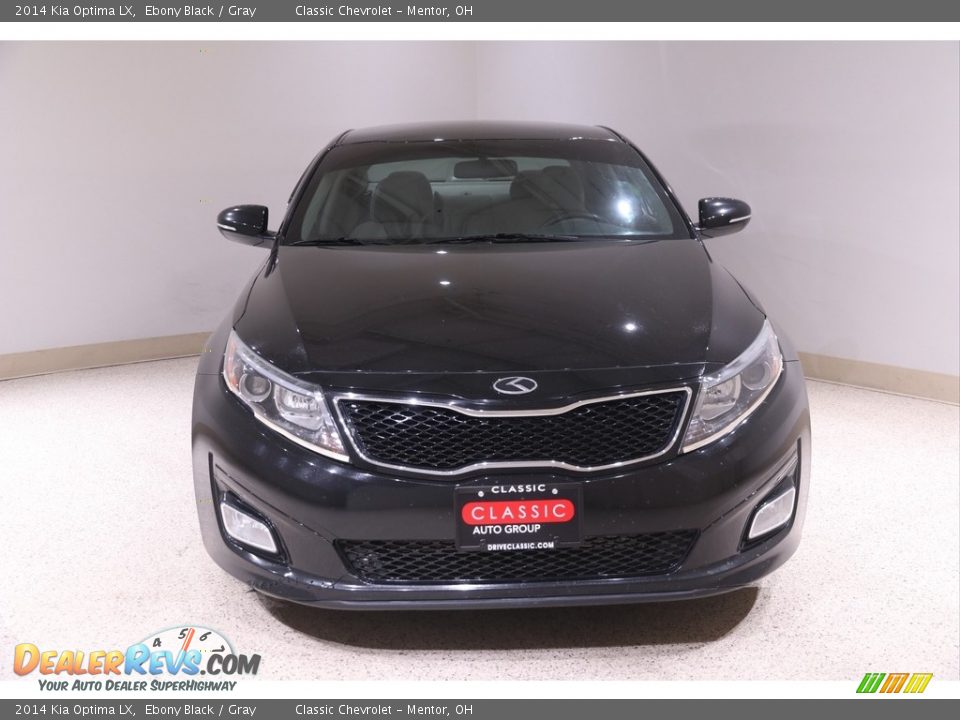 2014 Kia Optima LX Ebony Black / Gray Photo #2