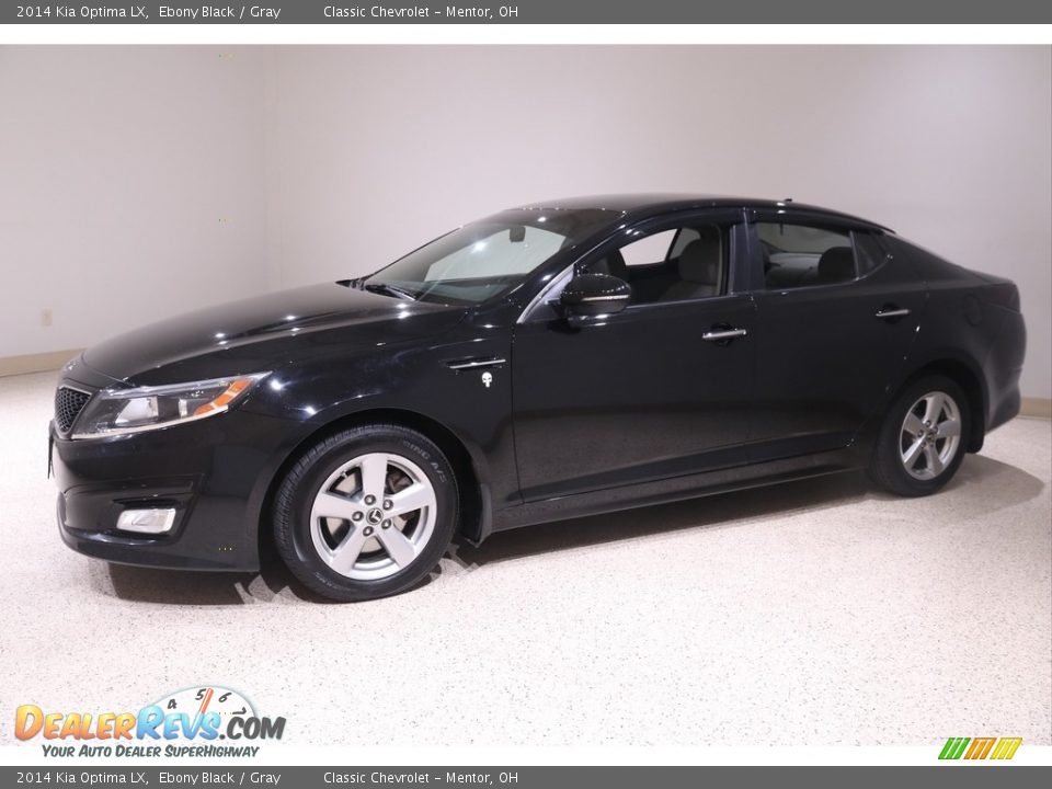 2014 Kia Optima LX Ebony Black / Gray Photo #3