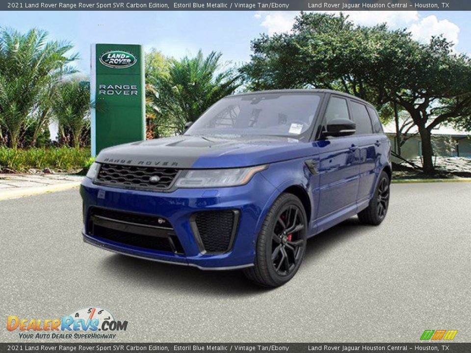 2021 Land Rover Range Rover Sport SVR Carbon Edition Estoril Blue Metallic / Vintage Tan/Ebony Photo #1