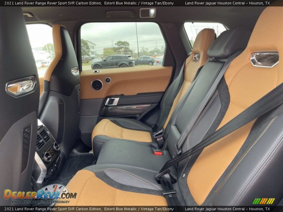 Rear Seat of 2021 Land Rover Range Rover Sport SVR Carbon Edition Photo #6
