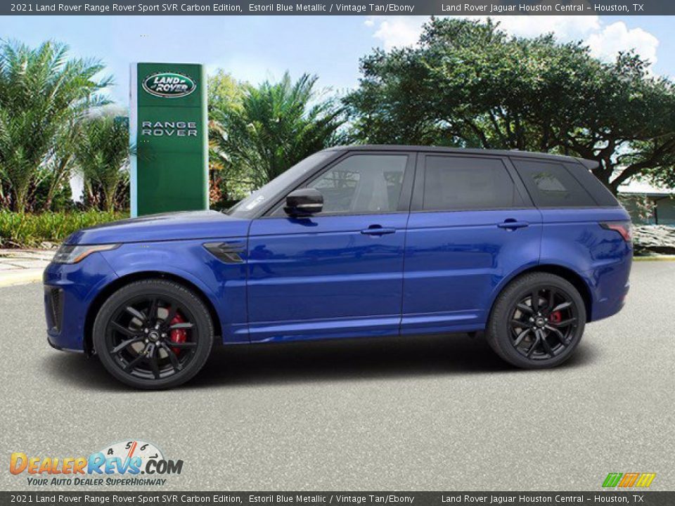 Estoril Blue Metallic 2021 Land Rover Range Rover Sport SVR Carbon Edition Photo #7