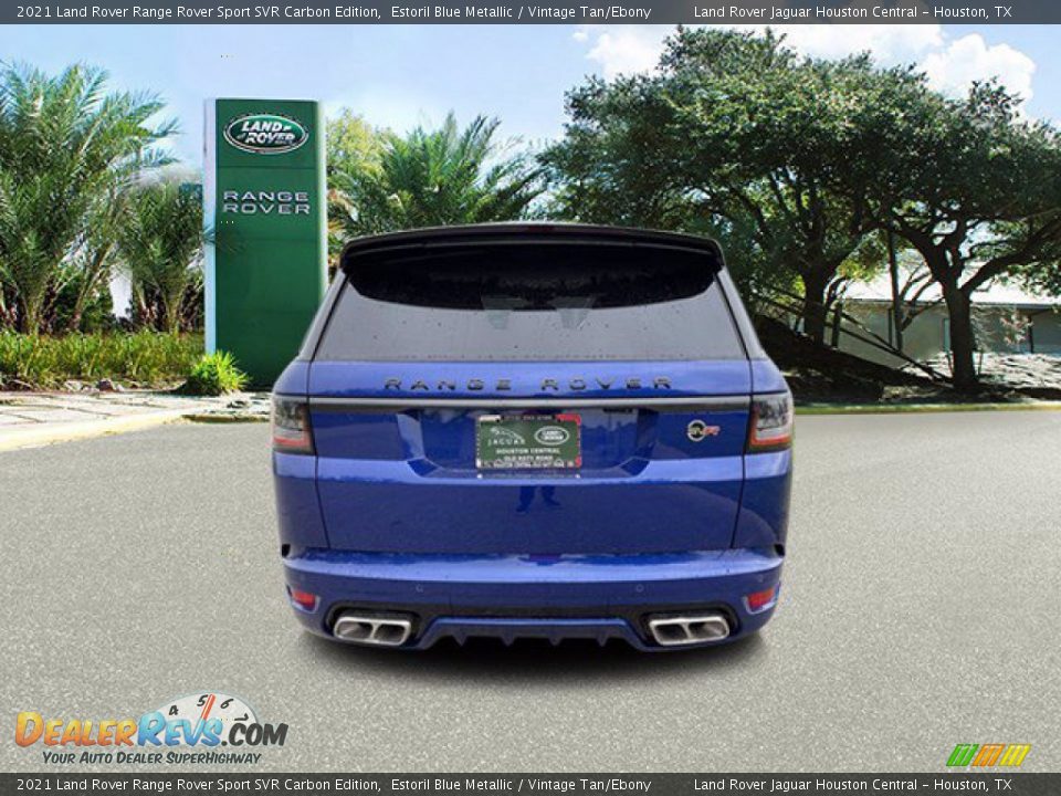 2021 Land Rover Range Rover Sport SVR Carbon Edition Estoril Blue Metallic / Vintage Tan/Ebony Photo #9