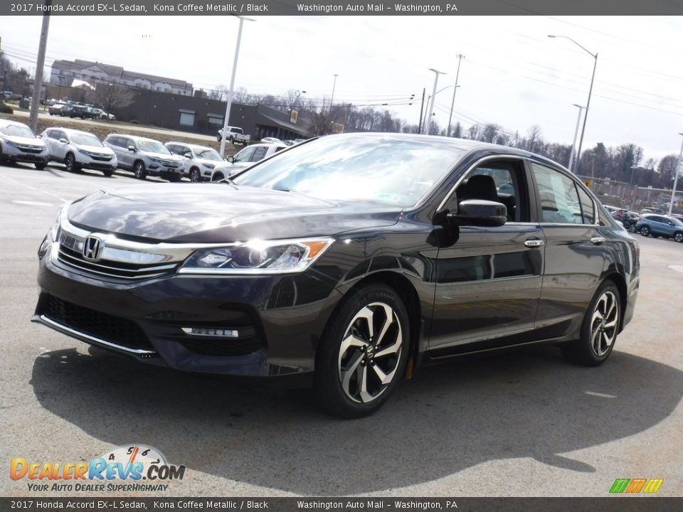 2017 Honda Accord EX-L Sedan Kona Coffee Metallic / Black Photo #6