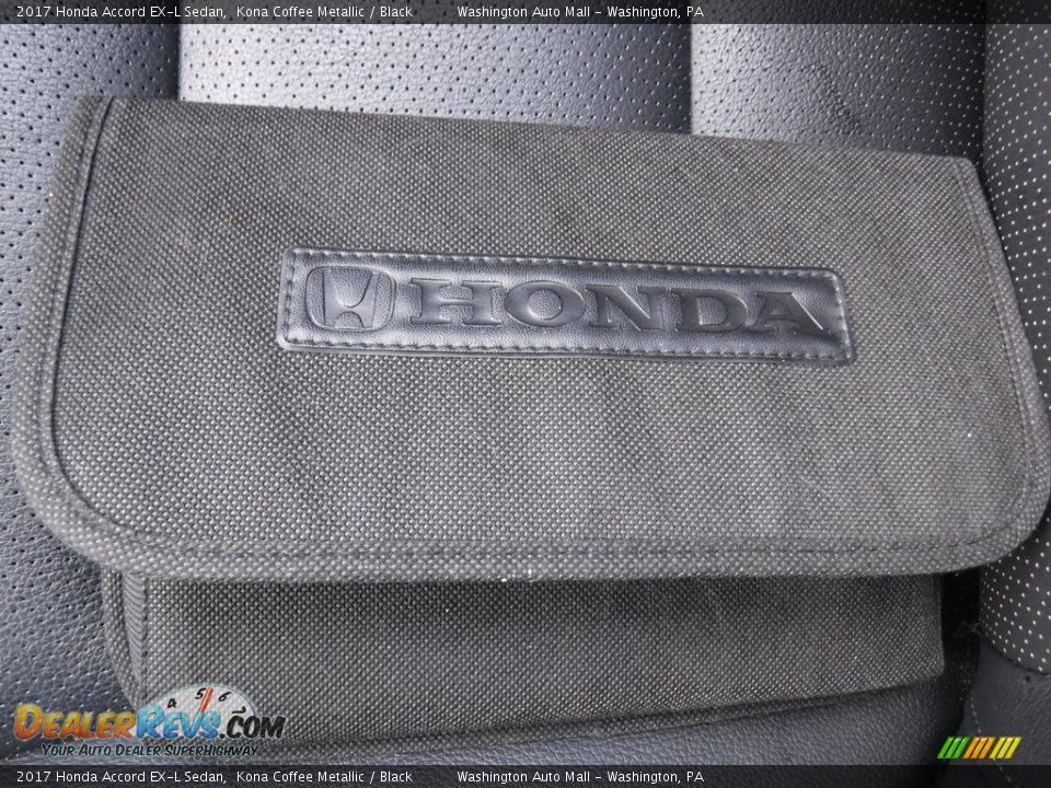 2017 Honda Accord EX-L Sedan Kona Coffee Metallic / Black Photo #28