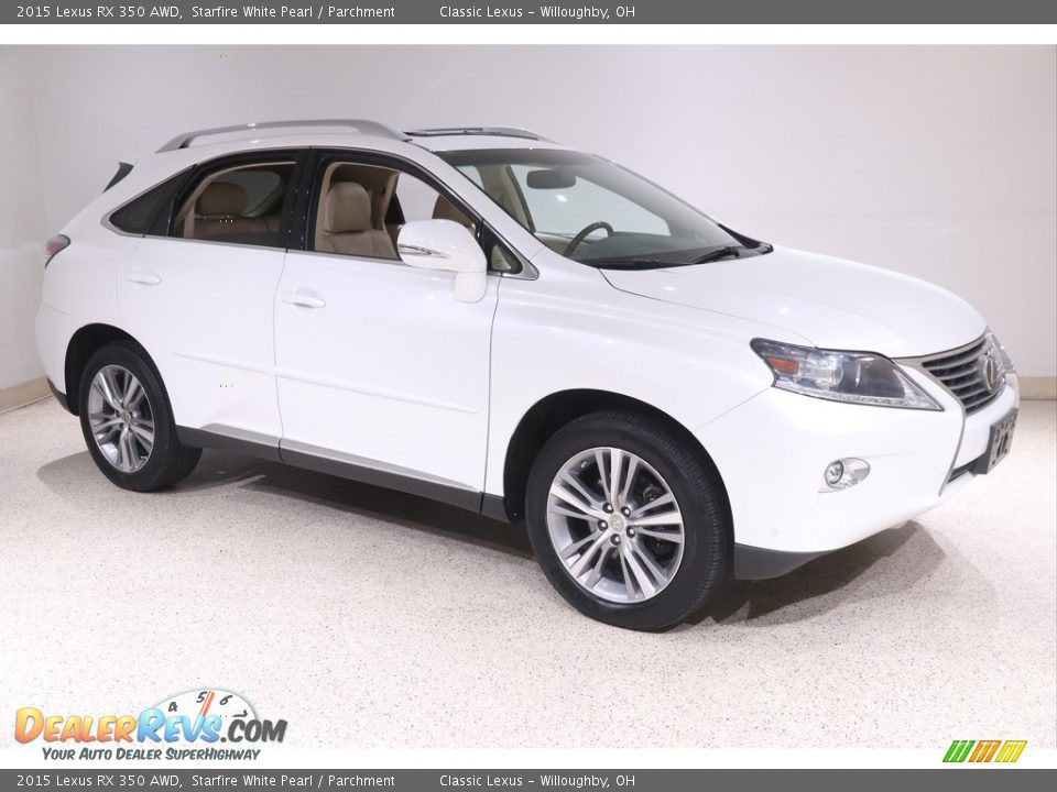 2015 Lexus RX 350 AWD Starfire White Pearl / Parchment Photo #1