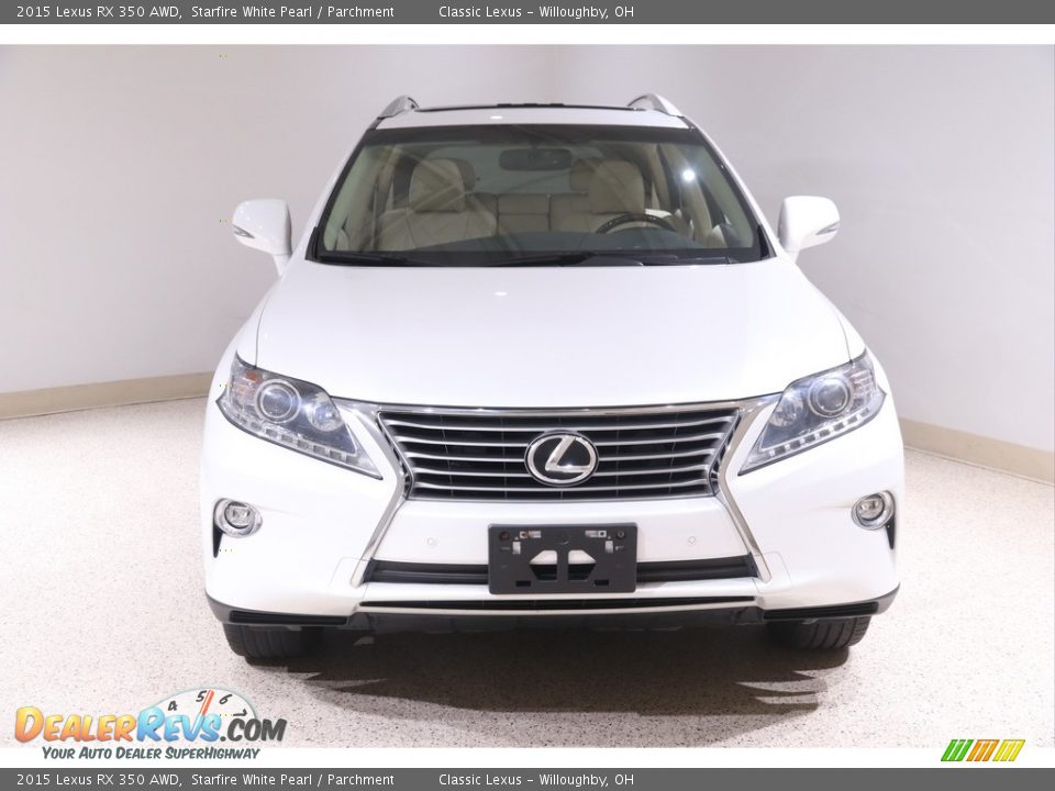 2015 Lexus RX 350 AWD Starfire White Pearl / Parchment Photo #2