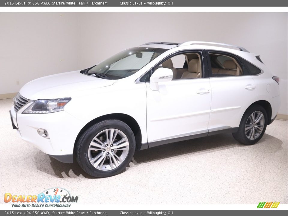 2015 Lexus RX 350 AWD Starfire White Pearl / Parchment Photo #3