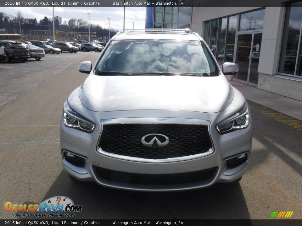 2016 Infiniti QX60 AWD Liquid Platinum / Graphite Photo #5