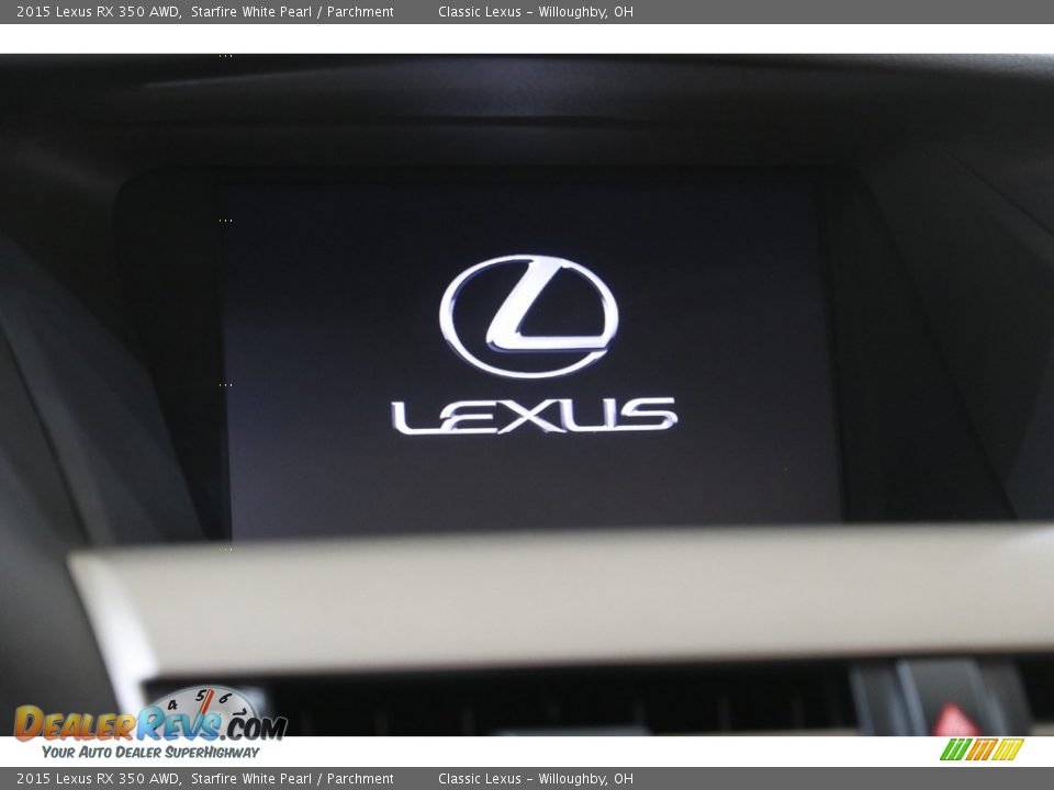 2015 Lexus RX 350 AWD Starfire White Pearl / Parchment Photo #10