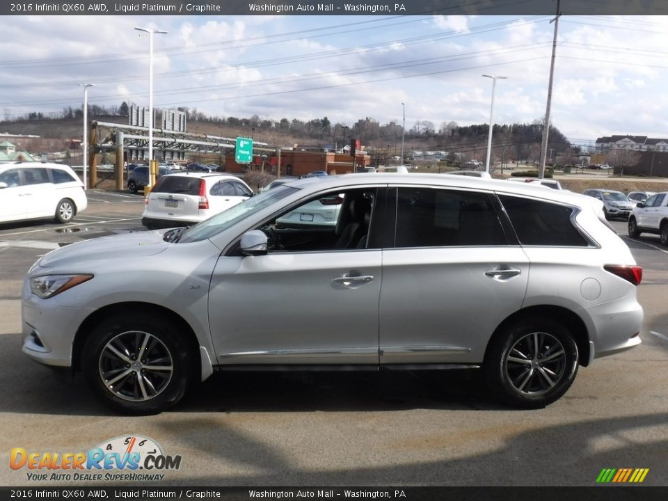 Liquid Platinum 2016 Infiniti QX60 AWD Photo #7