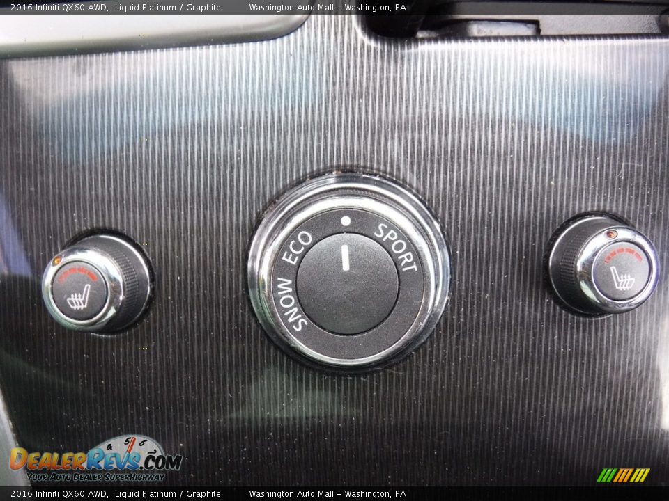 Controls of 2016 Infiniti QX60 AWD Photo #16