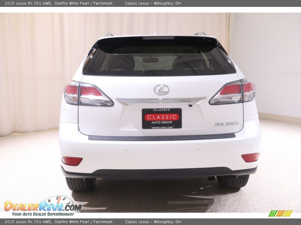 2015 Lexus RX 350 AWD Starfire White Pearl / Parchment Photo #22