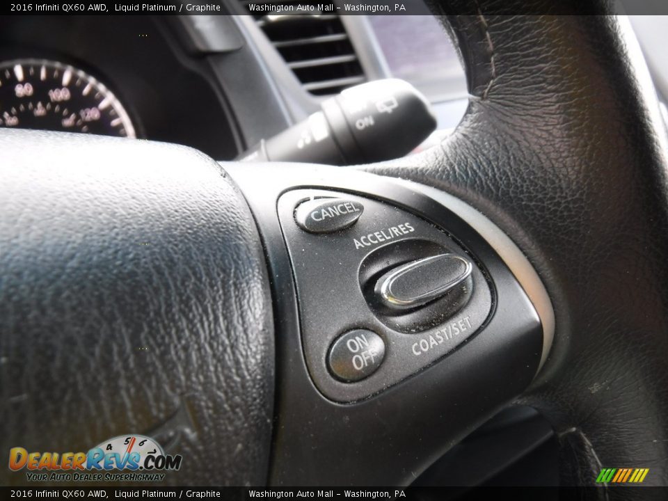 2016 Infiniti QX60 AWD Steering Wheel Photo #22