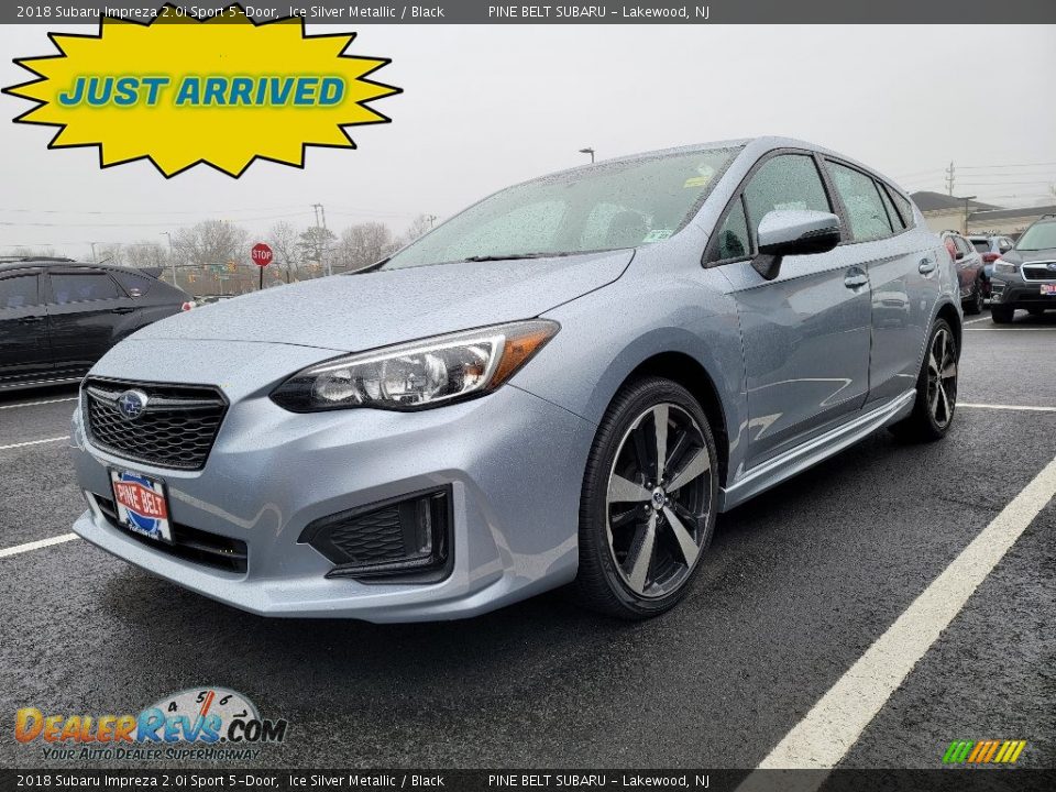 2018 Subaru Impreza 2.0i Sport 5-Door Ice Silver Metallic / Black Photo #1