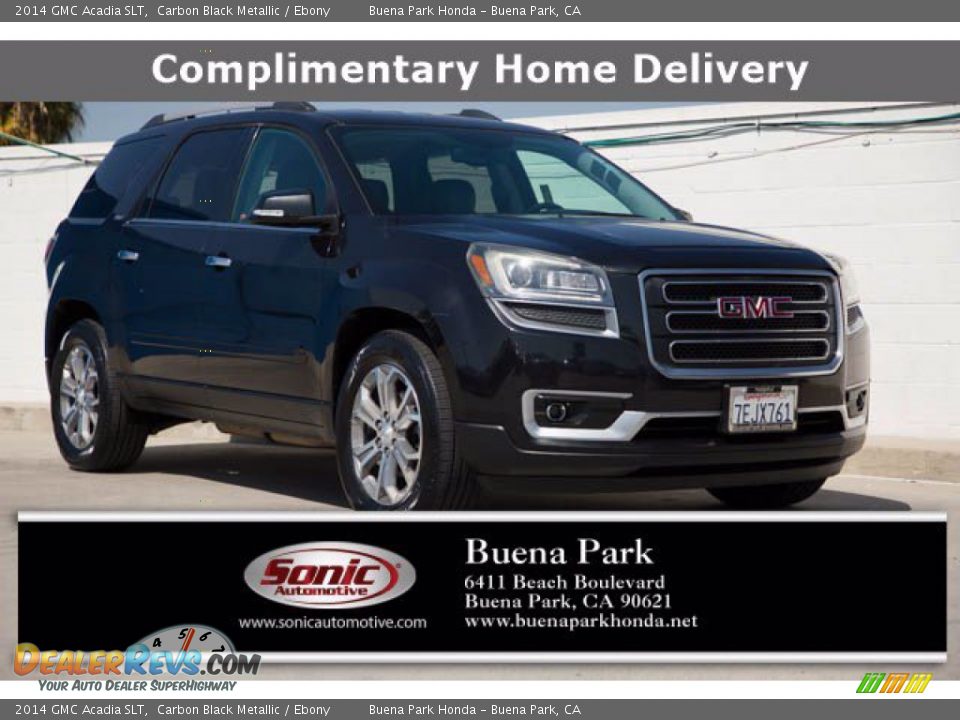 2014 GMC Acadia SLT Carbon Black Metallic / Ebony Photo #1