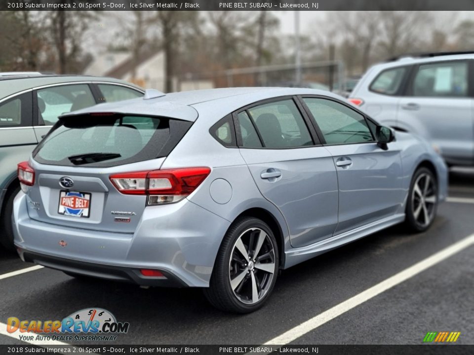 2018 Subaru Impreza 2.0i Sport 5-Door Ice Silver Metallic / Black Photo #2