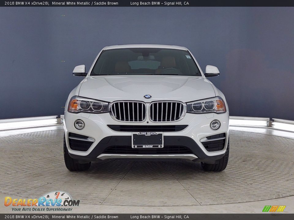 2018 BMW X4 xDrive28i Mineral White Metallic / Saddle Brown Photo #2