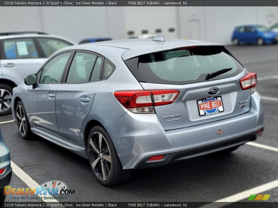 2018 Subaru Impreza 2.0i Sport 5-Door Ice Silver Metallic / Black Photo #4