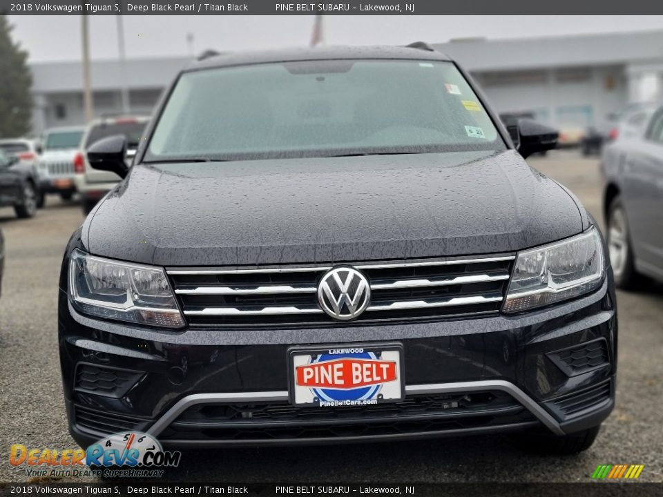 2018 Volkswagen Tiguan S Deep Black Pearl / Titan Black Photo #2