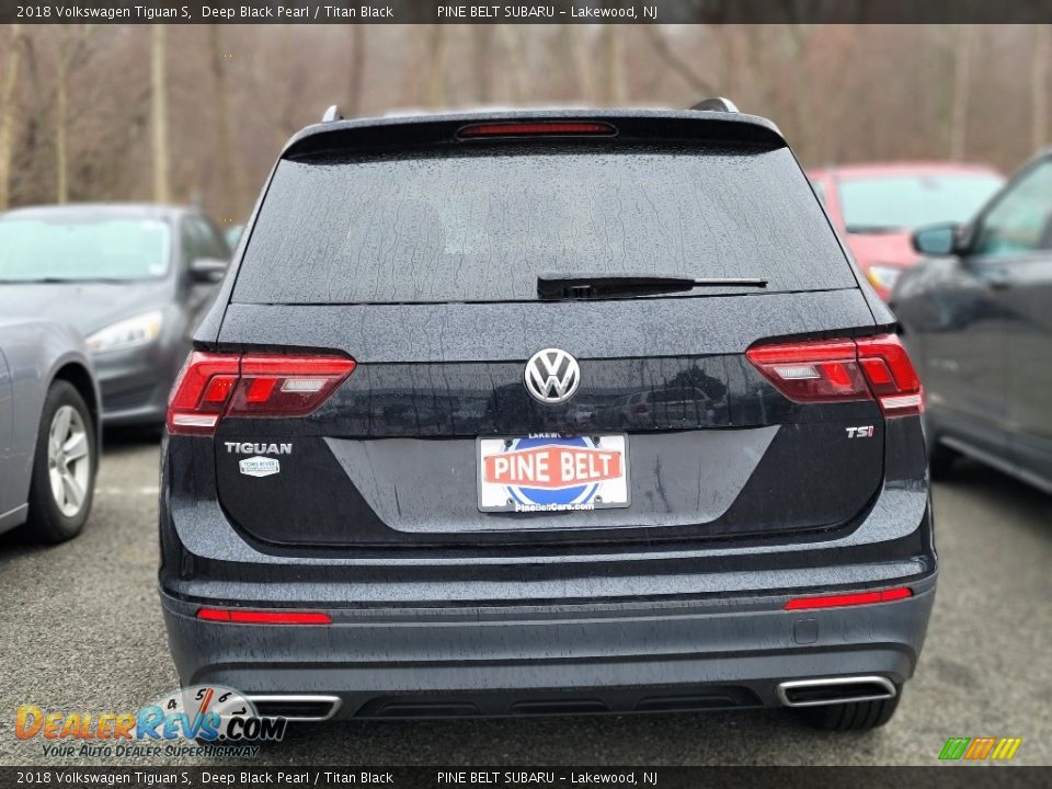 2018 Volkswagen Tiguan S Deep Black Pearl / Titan Black Photo #3