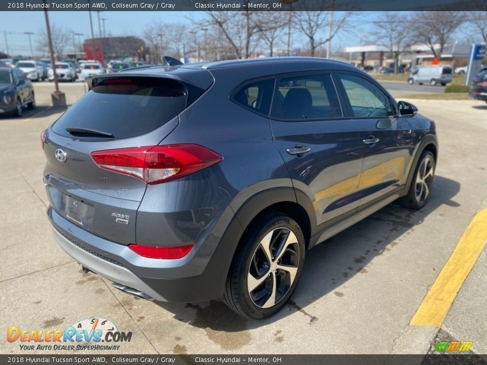 2018 Hyundai Tucson Sport AWD Coliseum Gray / Gray Photo #2