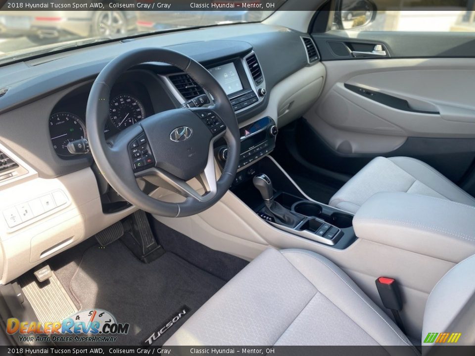 2018 Hyundai Tucson Sport AWD Coliseum Gray / Gray Photo #3