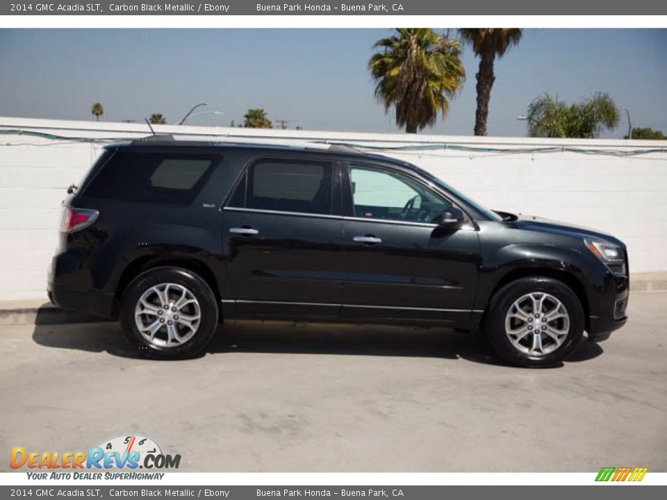 2014 GMC Acadia SLT Carbon Black Metallic / Ebony Photo #10