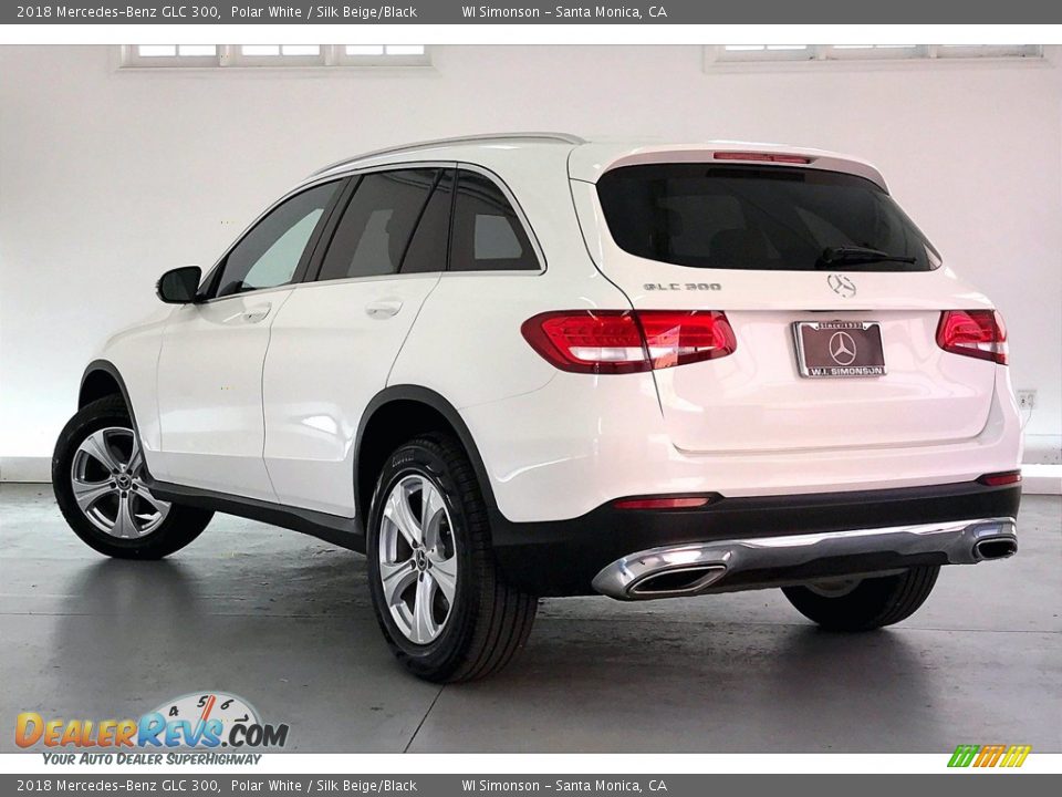 2018 Mercedes-Benz GLC 300 Polar White / Silk Beige/Black Photo #10