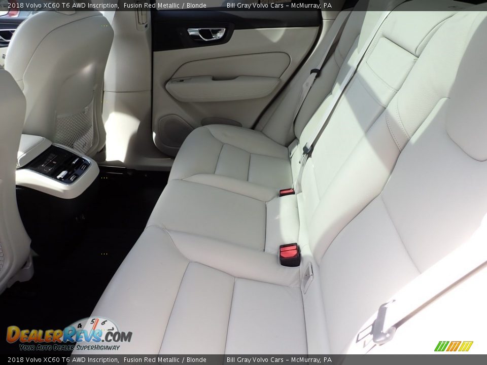2018 Volvo XC60 T6 AWD Inscription Fusion Red Metallic / Blonde Photo #12