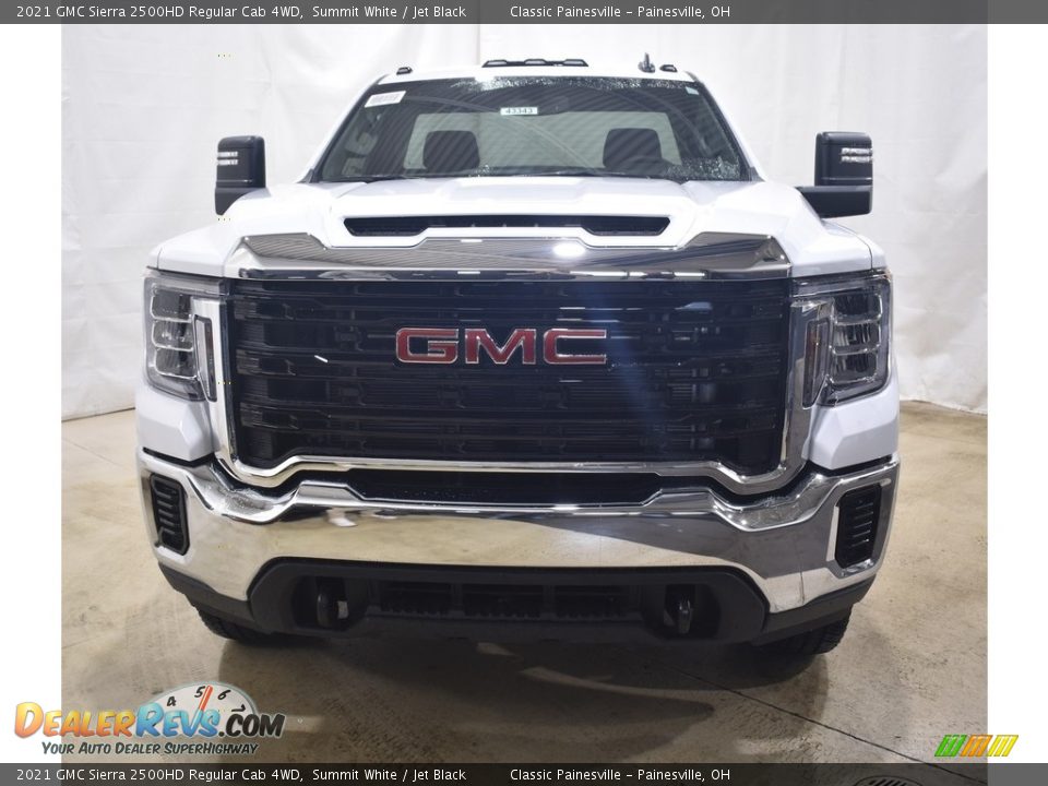 2021 GMC Sierra 2500HD Regular Cab 4WD Summit White / Jet Black Photo #4