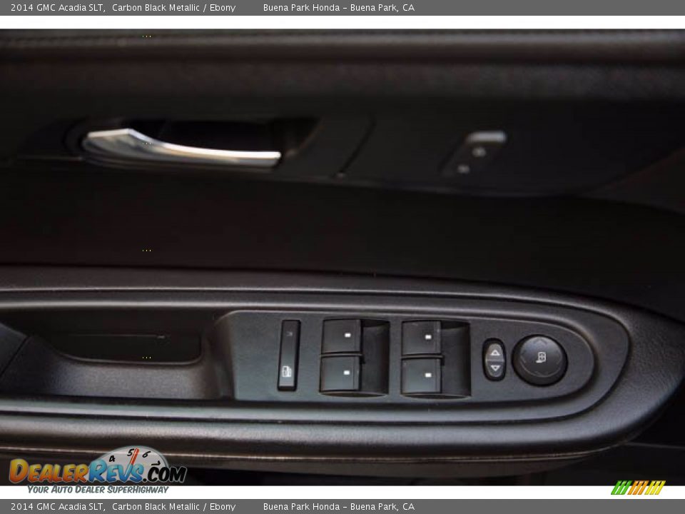 2014 GMC Acadia SLT Carbon Black Metallic / Ebony Photo #27