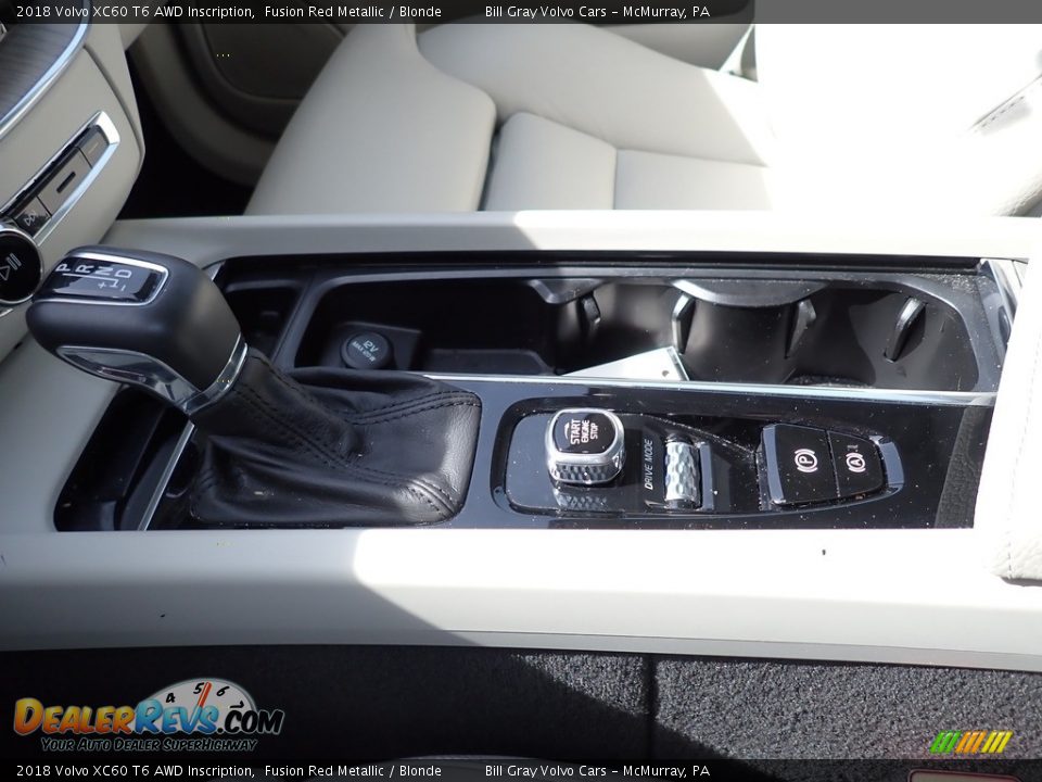 2018 Volvo XC60 T6 AWD Inscription Fusion Red Metallic / Blonde Photo #19