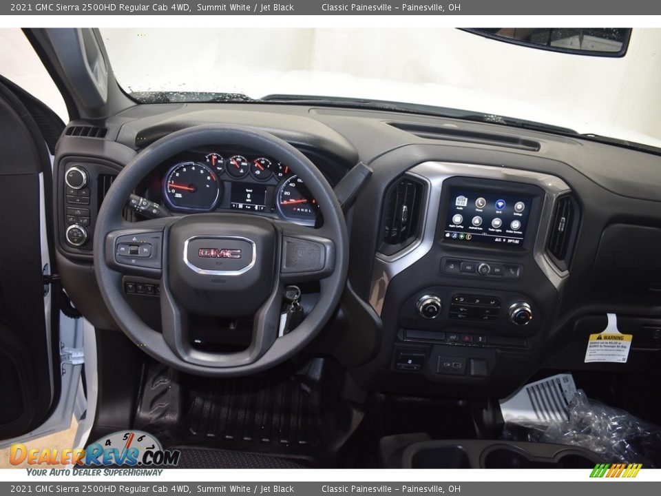 2021 GMC Sierra 2500HD Regular Cab 4WD Summit White / Jet Black Photo #10