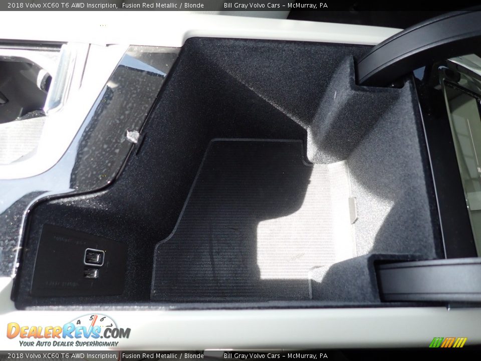 2018 Volvo XC60 T6 AWD Inscription Fusion Red Metallic / Blonde Photo #20