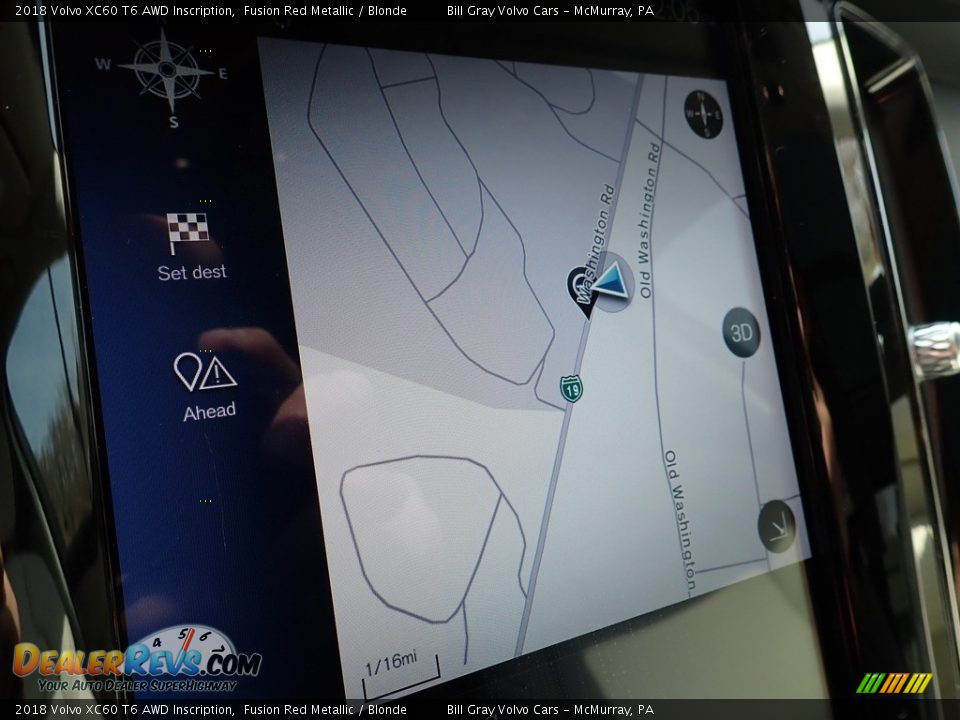 2018 Volvo XC60 T6 AWD Inscription Fusion Red Metallic / Blonde Photo #22
