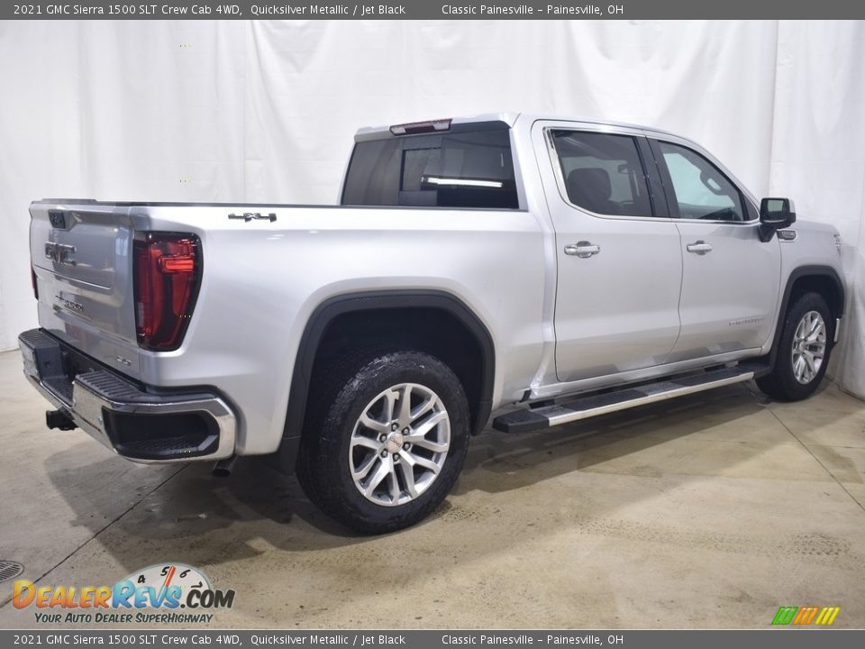 2021 GMC Sierra 1500 SLT Crew Cab 4WD Quicksilver Metallic / Jet Black Photo #2