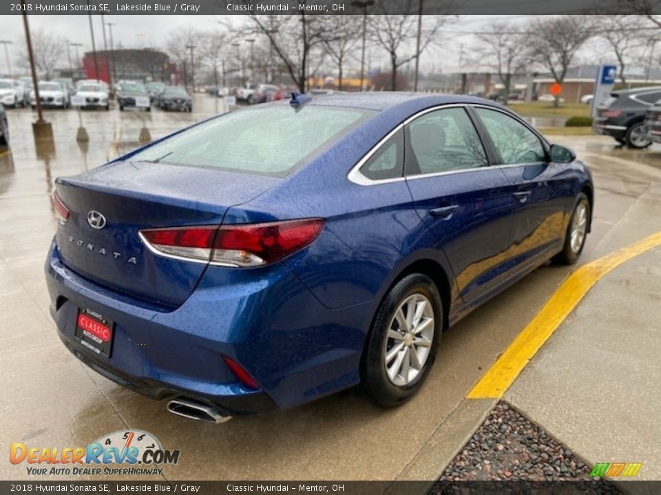 2018 Hyundai Sonata SE Lakeside Blue / Gray Photo #2