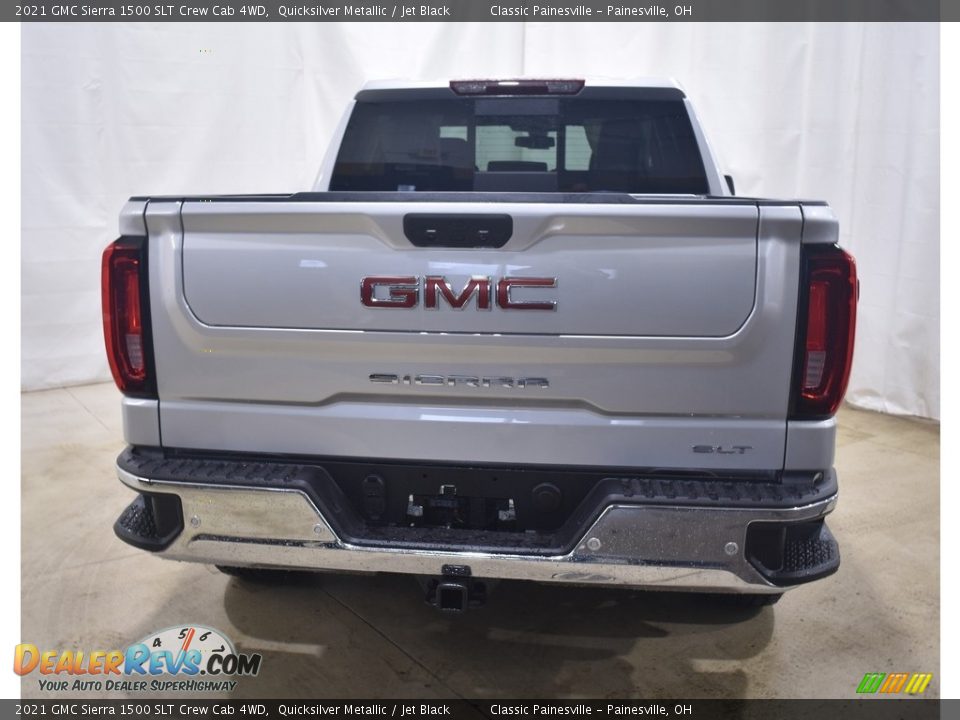 2021 GMC Sierra 1500 SLT Crew Cab 4WD Quicksilver Metallic / Jet Black Photo #3