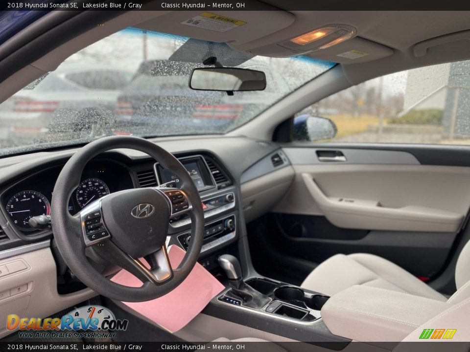 2018 Hyundai Sonata SE Lakeside Blue / Gray Photo #3