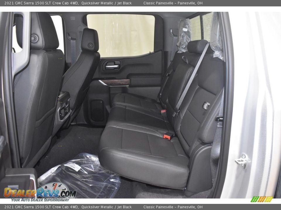 2021 GMC Sierra 1500 SLT Crew Cab 4WD Quicksilver Metallic / Jet Black Photo #7