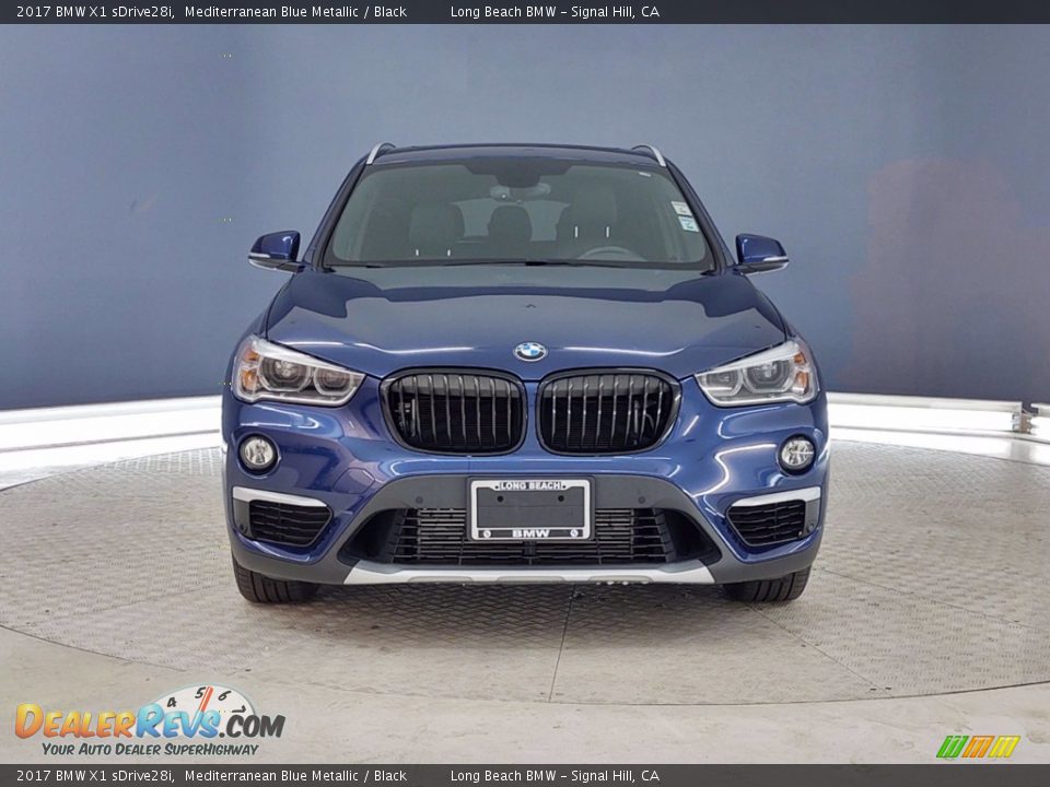 2017 BMW X1 sDrive28i Mediterranean Blue Metallic / Black Photo #2