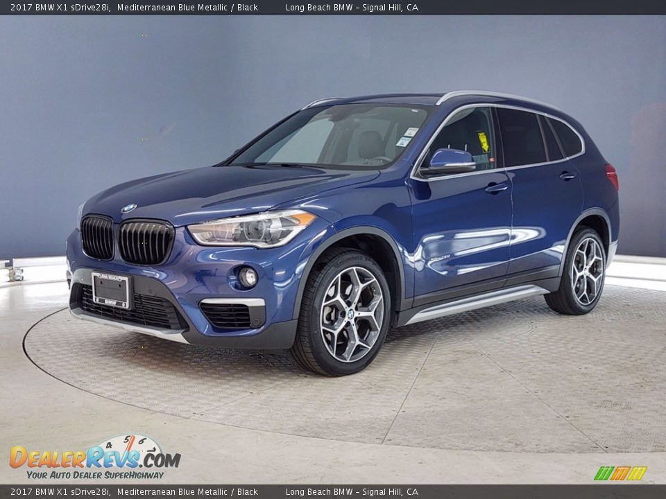 2017 BMW X1 sDrive28i Mediterranean Blue Metallic / Black Photo #3