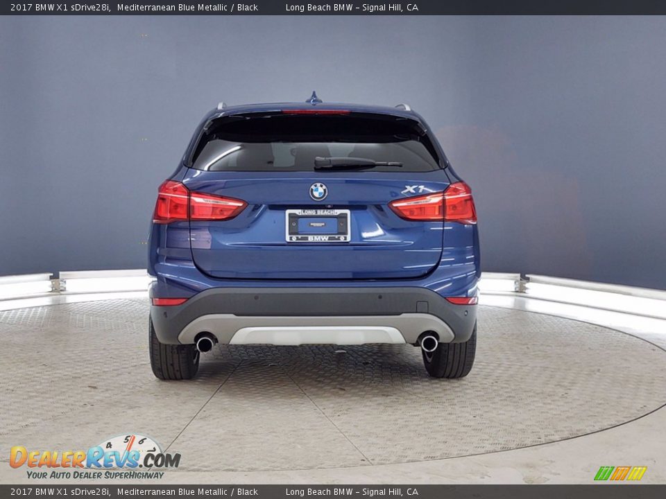 2017 BMW X1 sDrive28i Mediterranean Blue Metallic / Black Photo #4