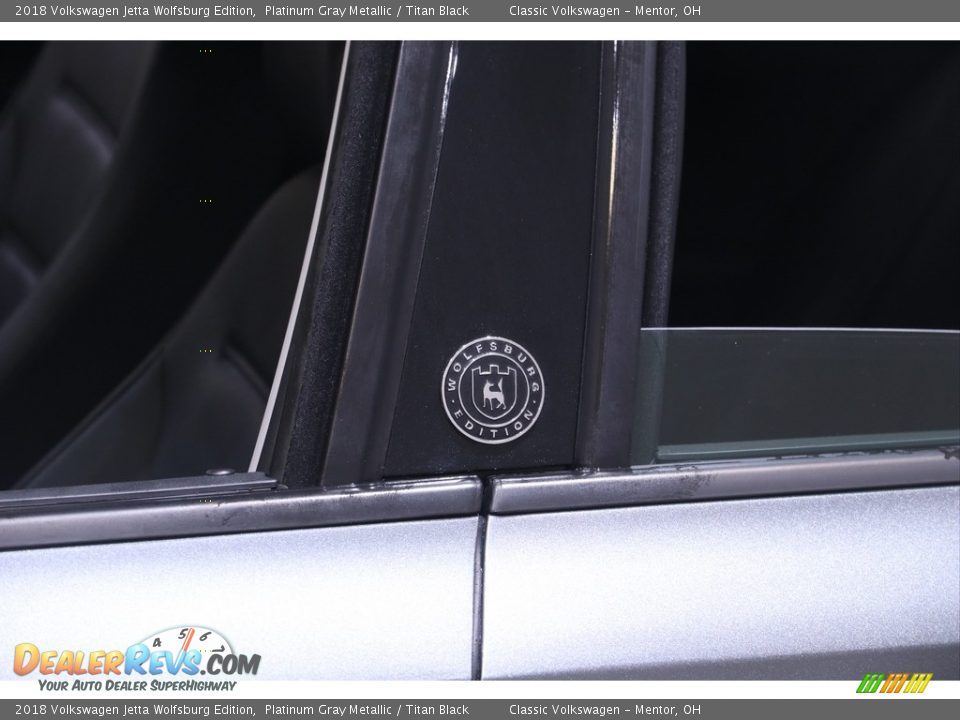 2018 Volkswagen Jetta Wolfsburg Edition Platinum Gray Metallic / Titan Black Photo #4