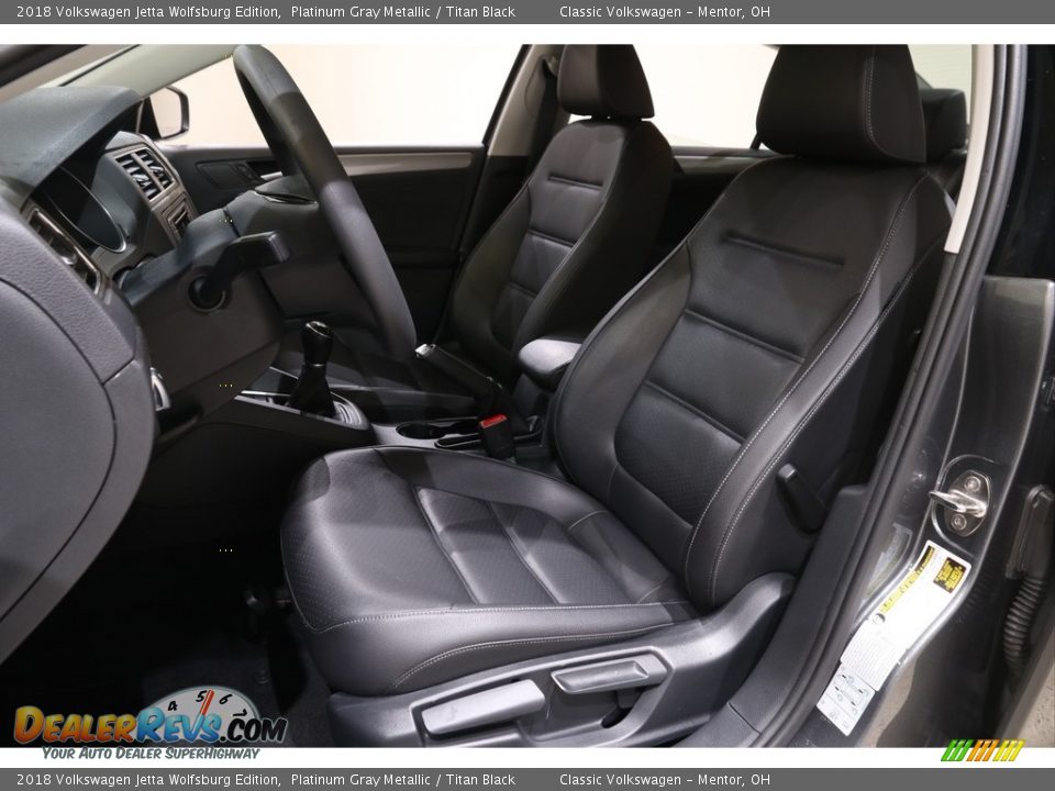 2018 Volkswagen Jetta Wolfsburg Edition Platinum Gray Metallic / Titan Black Photo #6