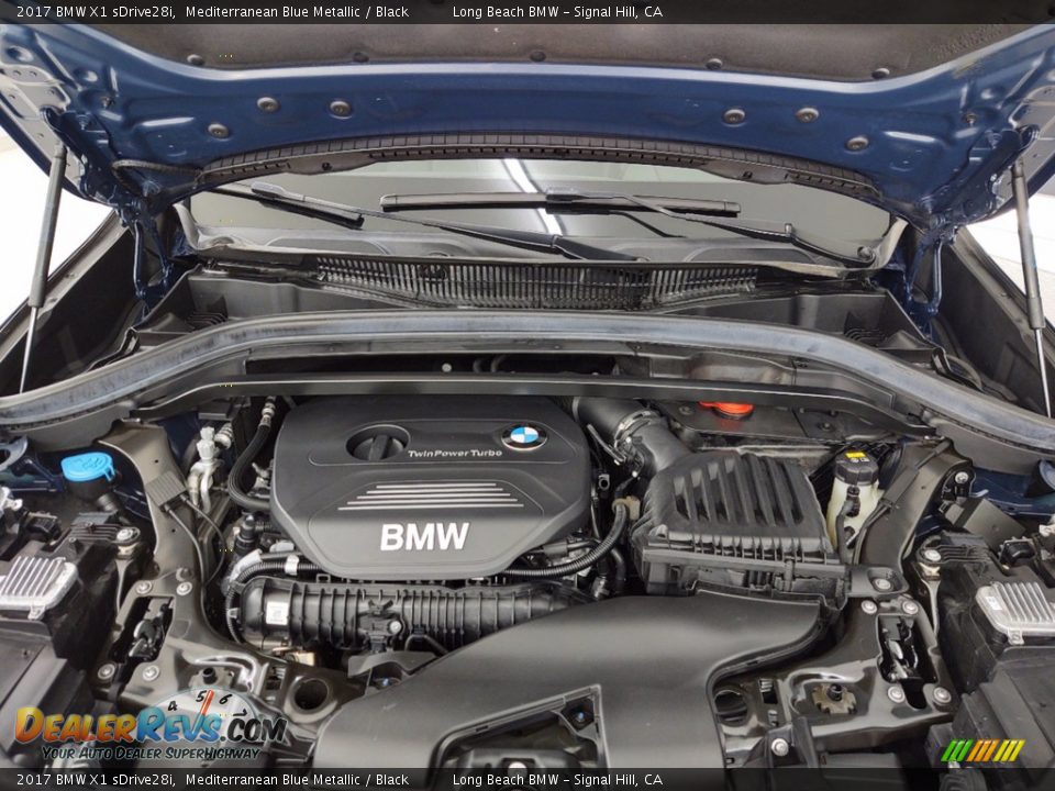 2017 BMW X1 sDrive28i Mediterranean Blue Metallic / Black Photo #11