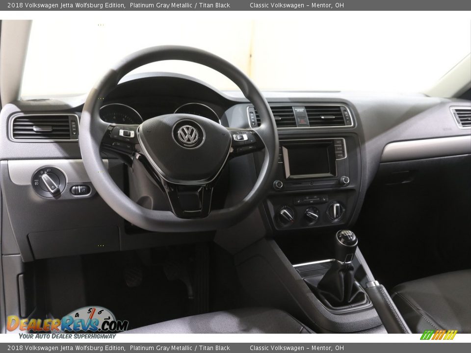 2018 Volkswagen Jetta Wolfsburg Edition Platinum Gray Metallic / Titan Black Photo #7